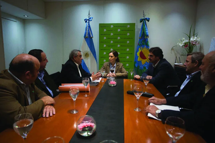 Vidal recibió a autoridades de Coninagro