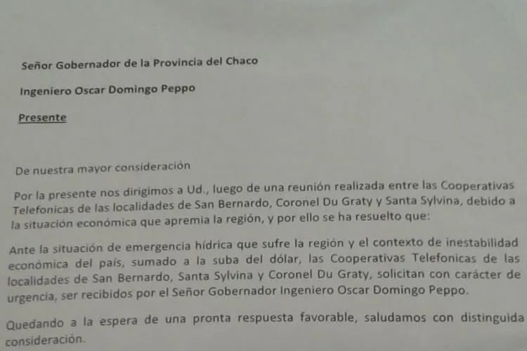 El pedido de ayuda de las cooperativas