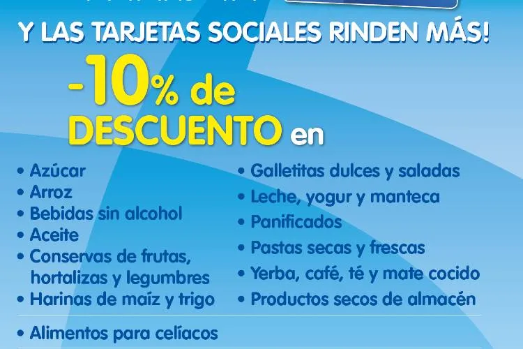 La Cooperativa Obrera ofrece descuentos con la tarjeta AlimentAR