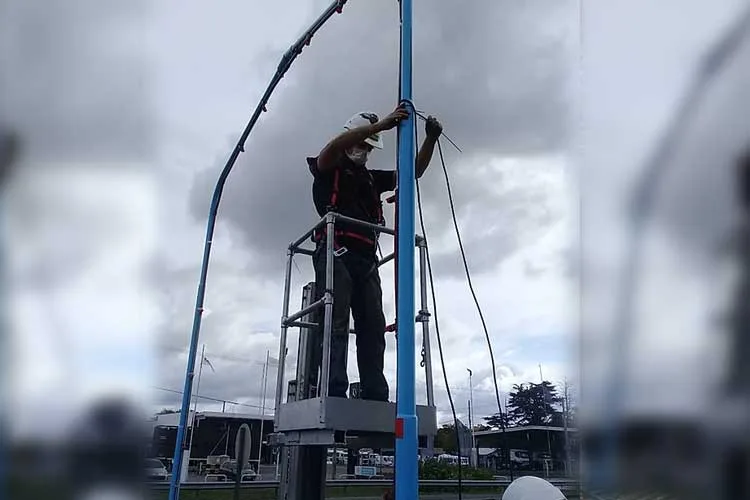 La Cooperativa Innovar de Junín donó arcos para la desinfección de vehículos