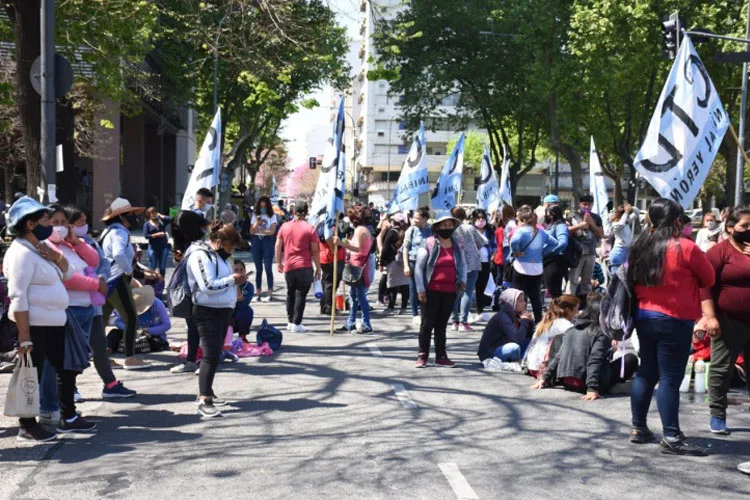 Protesta cooperativa en La Plata