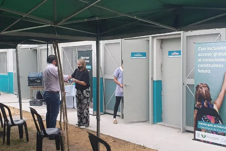 Se inauguró un jardín realizado por una cooperativa