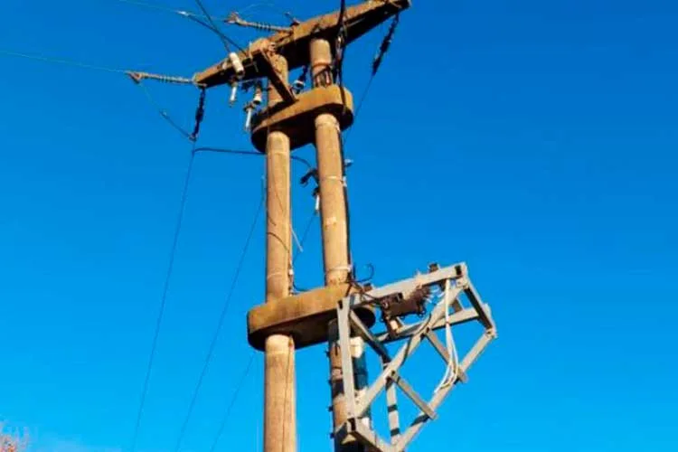 Robo de transformadores: Un hombre internado tras recibir una descarga eléctrica