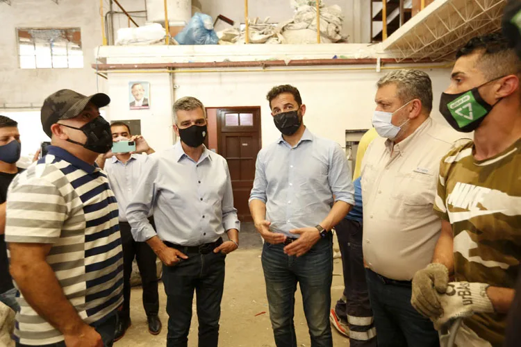 Autoridades nacionales visitaron la Cooperativa Reciclar Sur