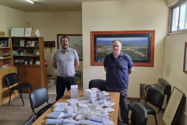 Entrega de insumos sanitarios para Municipios Cooperativos