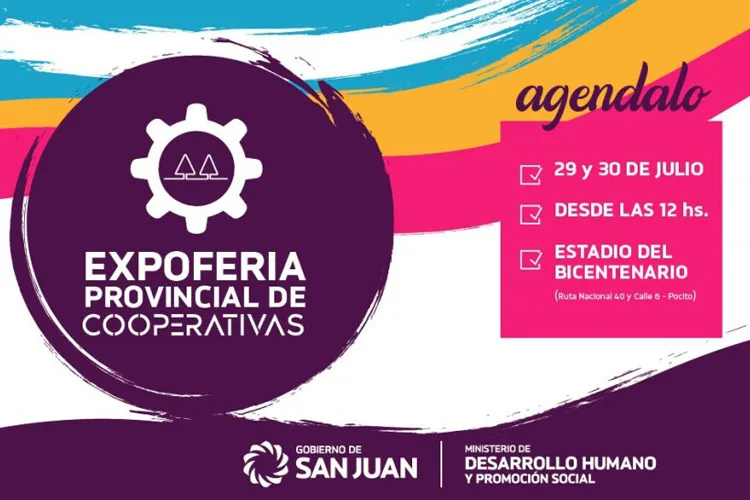 San Juan: Se realizará la primera Expo Feria provincial para cooperativas