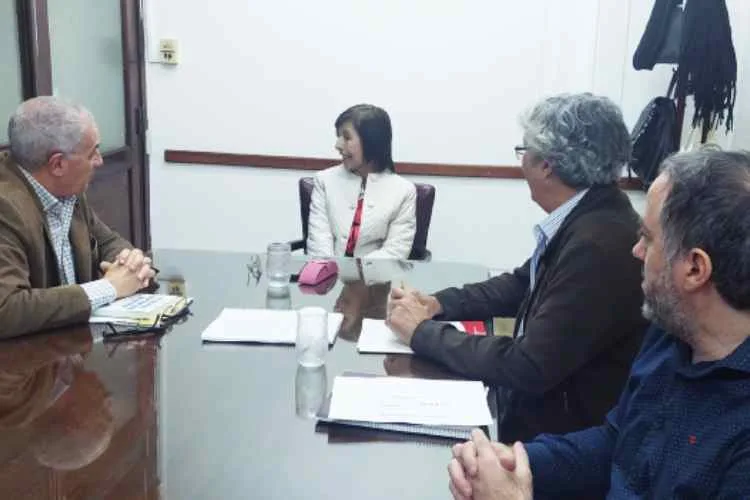 Autoridades de Cooperar en el Senado de la Nación