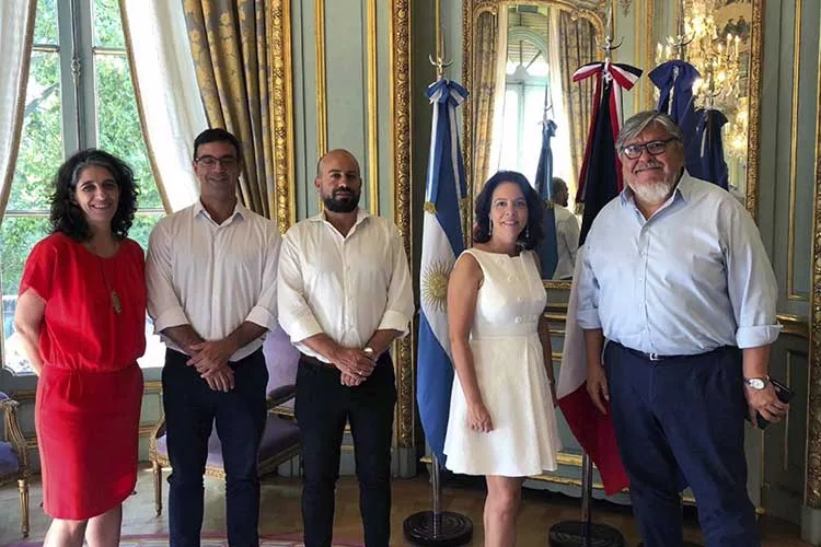 El presidente del INAES se reunió con la embajadora de Francia en Argentina