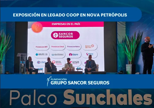 Exposición del ecosistema cooperativo de la ciudad de Sunchales en el congreso LegadoCoop en Linha Imperial, Nova Petrópolis, Brasil