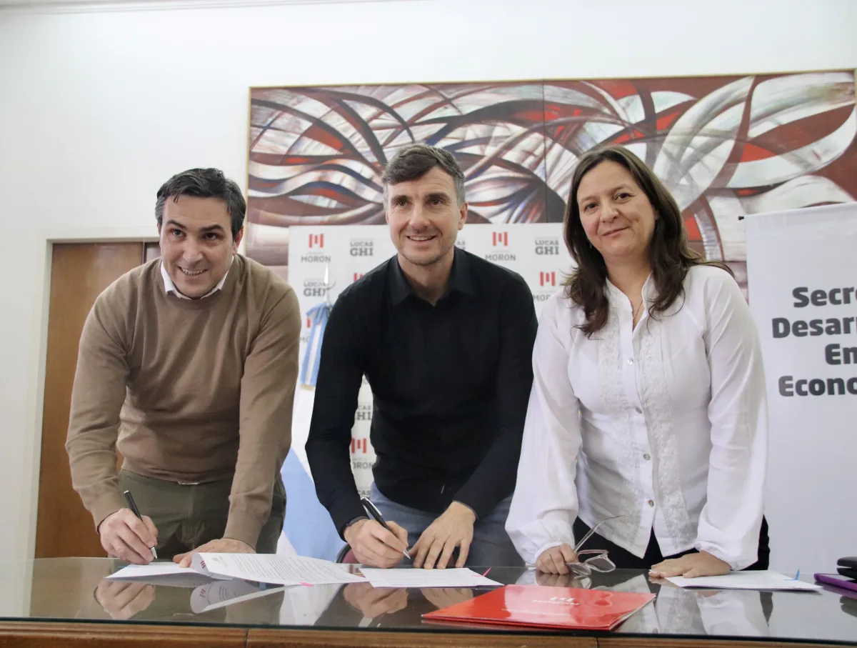 El IPAC y el Municipio de Morón firmaron un convenio de colaboración