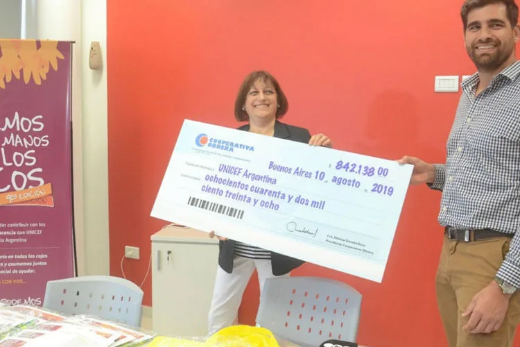 Cooperativas trabajan en conjunto con UNICEF