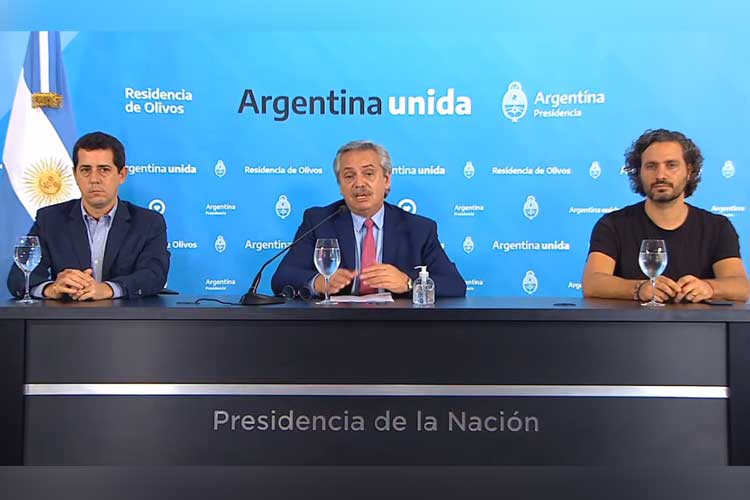 Alberto Fernández anunció la extensión de la cuarentena “hasta que termine Semana Santa”