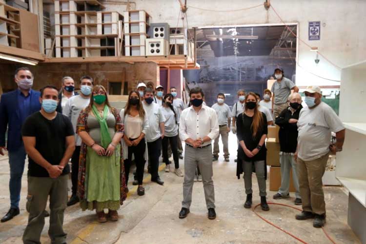 Daniel Arroyo visitó la cooperativa La Nacional