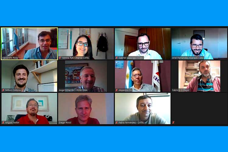 Roig se reunió con referentes de la Cátedra Libre de la UNLP