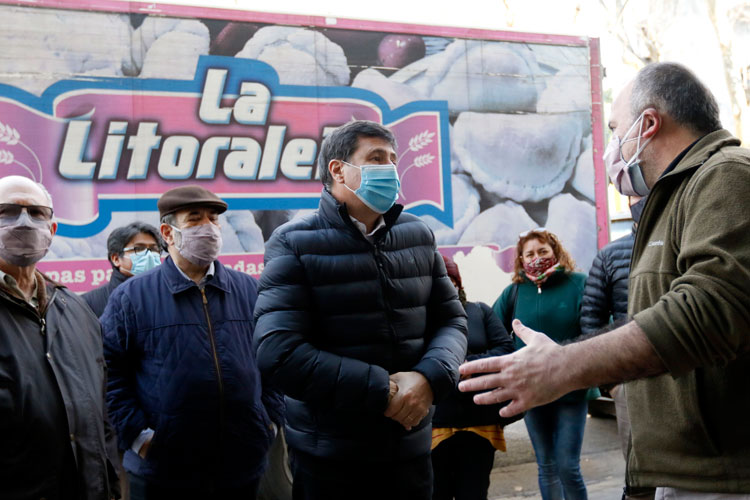 Daniel Arroyo visitó la Cooperativa La Litoraleña