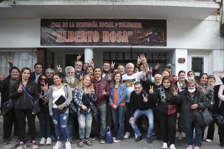 Autoridades nacionales visitaron la casa de la Economía Social y Solidaria Alberto Rosa